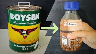 Making Toluene from lacquer thinner [upl. by Naik]