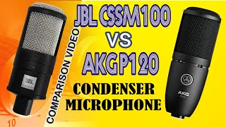 JBL CSSM100 VS AKG P120 🎙️ Comparison video [upl. by Nnayt570]