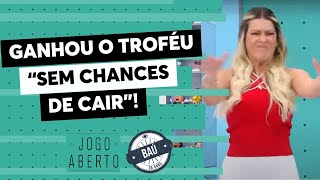 Baú do Jogo Aberto  Zoeira Jogo Aberto Renata Fan dança ao ganhar o troféu “sem chances de cair” [upl. by Malha]