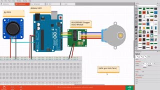 Control a Stepper Motor using an Arduino a Joystick  Tutorial [upl. by Allerbag179]