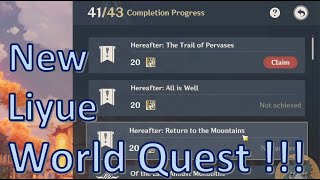 New Liyue World Quest in V24 [upl. by Llenoj]