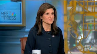 Nikki Haley on Meet The Press [upl. by Ezarras]