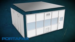 Modular Office Installation Instructions Preview  Modular Office Construction  PortaFab [upl. by Onileba]