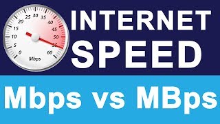 Internet Speeds Explained  Mbps vs MBps  Bits vs Bytes Difference in Hindi [upl. by Aicittel]