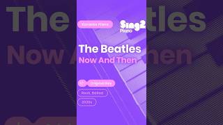 The Beatles  Now And Then Karaoke Piano 🎄 Green Screen Yourself Into Video via Sing2Minis🕺 [upl. by Maryl]