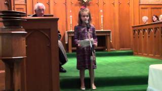 Zoe at First Presbyterian Church  Thomaston Ga [upl. by Cyndia37]