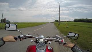 2008 Honda Shadow 750 Test Drive [upl. by Tonina]