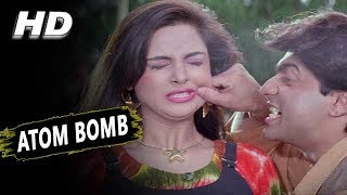 Atom Bomb  Alka Yagnik Abhijeet Bhattacharya  Muqaddar 1996 HD Songs  Rohit Kumar Simran [upl. by Vidda]