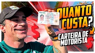 QUANTO CUSTA A CARTEIRA DE MOTORISTA 😱 DRIVERS LICENSE NA FLORIDA [upl. by Sybley560]