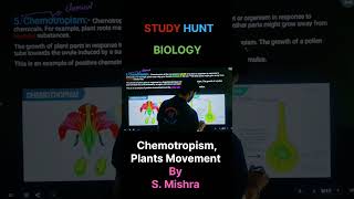 Chemotropism  Movement of Plants shorts trending foundation viralvideo education neet [upl. by Vivia]