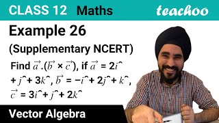 Example 26 Supplementary NCERT  Find ab x c if a  2i  j  3k  Teachoo [upl. by Nyrret276]