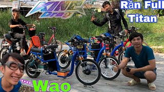 review xe điện độ cực chất rần full ốc titan gr5  Ngự Bình Vlogs [upl. by Pulchi]