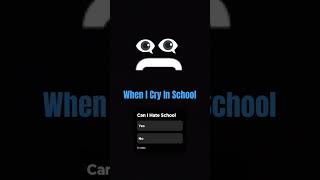 When I Cry In School [upl. by Renny588]