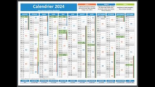 Savoir lire un calendrier [upl. by Enahc671]