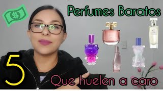 5 Perfumes Baratos que huelen a caro [upl. by Ayle]