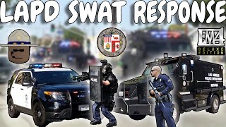 LAPD SWAT FULL RESPONSE EM 4 LA Mod [upl. by Ainnet849]