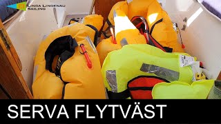 Årlig service av flytväst [upl. by Eeladnerb]