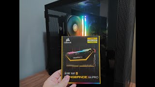 Memórias Corsair Vengeance RGB Pro 16GB 2x8GB  Unboxing e primeiras impressões [upl. by Maeve72]