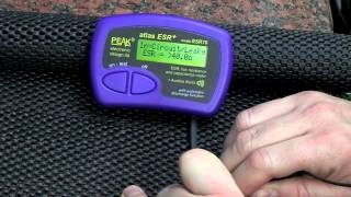 Peak Electronics ESR70 ESR amp Capacitance Meter [upl. by Selfridge806]