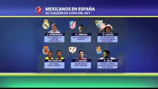 Mexicanos en Copa del Rey [upl. by Wolfson]