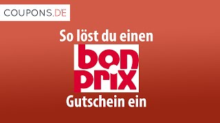 Einen Bonprix Gutschein einlösen [upl. by Anad]