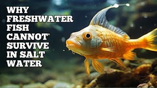 WHY FRESHWATER FISH CANNOT SURVIVE IN SALTWATER [upl. by Hras]