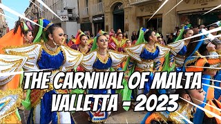 THE CARNIVAL OF MALTA  2023  THE ULTIMATE SPECTACLE  WALKVLOG MEDIA OFFICIAL [upl. by Atronna]