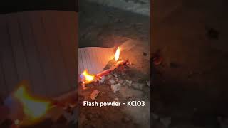 Mirchi patakha filling Potassium chlorateKClO3called flash powder chemistry explore diwali [upl. by Huldah513]