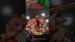 EASY STIRFRIED PORK LIVERS RECIPE recipe cooking chinesefood pork liver meat [upl. by Peddada]