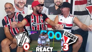 REACT INTER DE LIMEIRA 0X3 SÃO PAULO  FINALMENTE VENCEMOS QUE VENHA O CHOQUE REI [upl. by Amora]