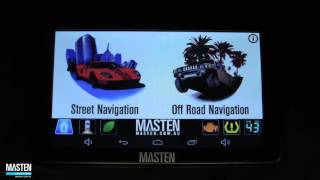 Masten PG AN1 Android Car Navigator GPS OziExplorer Off Road H7 Tutorial [upl. by Audley383]