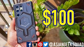 Reviewing the 100 UAG Urban Armor Gear  Monarch Pro Kevlar Black for the Samsung Galaxy S23 Ultra [upl. by Euphemie423]