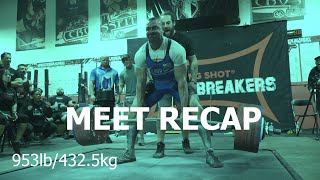 2122lb total 215lb BW World Record Total  Slingshot Record Breakers Recap [upl. by Rramel]