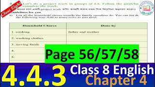 Class Eight english chapter 442 amp 443 page 55565758 2024  Unit 4 Paraphrasing and Rephrasing [upl. by Aznofla]