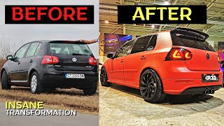 Building an R32 Swapped VW Golf 5 TDI  Project Car Transformation [upl. by Shutz]