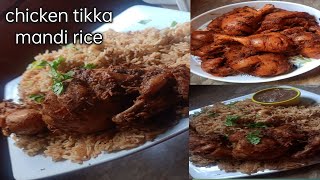 Chicken Tikka Mandi Rice Smokey Chicken Mandi Restaurant Style by Spice Store [upl. by Eanerb]