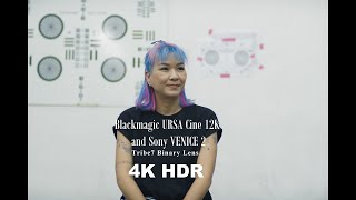 Test Blackmagic URSA Cine 12K LF and Sony VENICE 2 with Blackwing7 Binary lens in 4K HDR10 [upl. by Aleacem333]