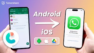 WhatsApp Chats von Android auf iPhone übertragen amp von Google Drive wiederherstellen [upl. by Asilej]