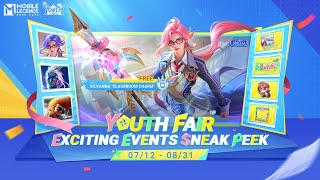 Events Preview  Youth Fair  Mobile Legends Bang Bang [upl. by Areehs]