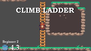 How to climb a ladder  Learn Godot 4 2D  no talking [upl. by Anawed]