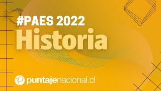 PAES 2022  Historia  Pregunta 2 [upl. by Enala366]