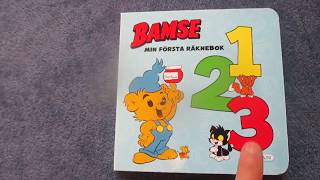 Bamse räknebok med siffror  Uppläsning av barnbok [upl. by Fredkin]