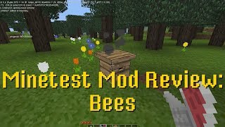 Minetest Mod Review Bees [upl. by Arykat]