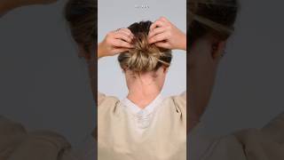 EASIEST LOW MESSY BUN [upl. by Rodablas]