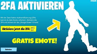 ✅ 2FA AKTIVIEREN in FORTNITE 2024 🔥 Gratis Emote PS5PCXBOXMOBILESWITCH [upl. by Itsuj676]