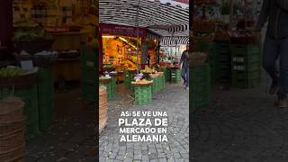 Vida en Alemania La alimentación saludable empieza en la plaza de mercado [upl. by Rice]