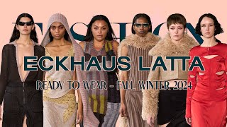 Eckhaus Latta Fall 2024  Ready To Wear [upl. by Brittan214]