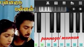 Punnagai mannan Theme  Kamal Hassan  Easy piano Tutorial  IlayaRaja  By Sundars [upl. by Aneehsram]