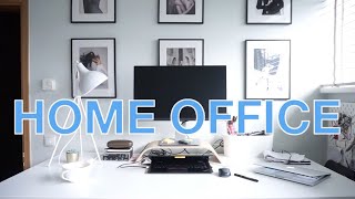 HOW TO SET UP A HOME OFFICE feat Ikea Herman Miller etc [upl. by Naillij]