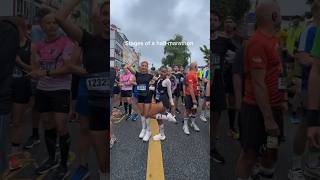 Stages of a halfmarathon 😝🙃😳😭🙈🥹🥳 moods [upl. by Kurland]